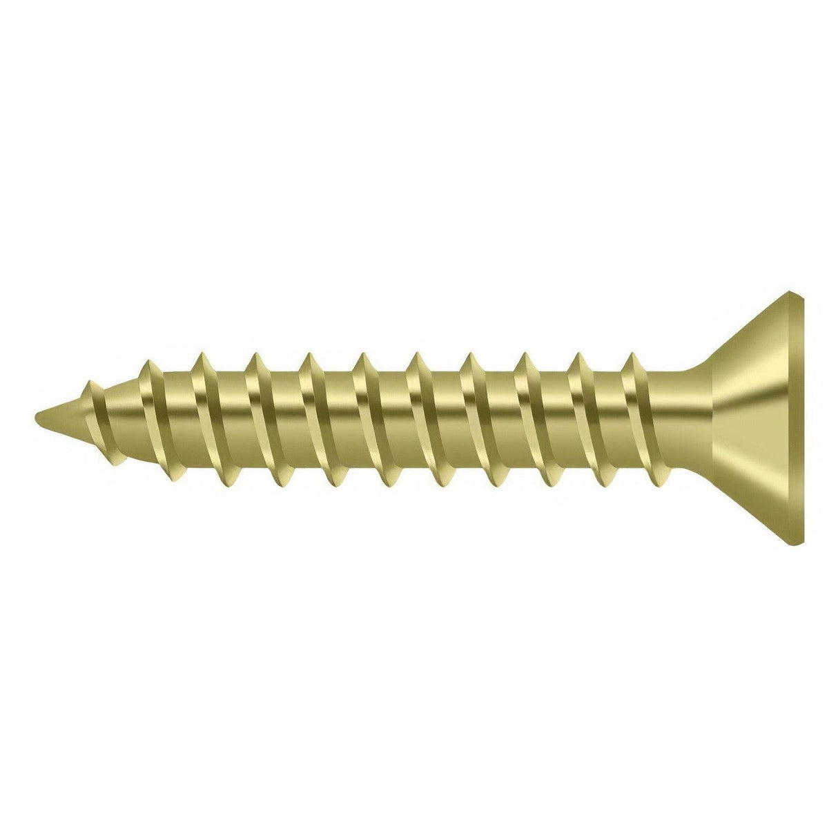 Deltana SCWS910U3 SCWS910U #9 x 1" Wood Screw Bright Brass