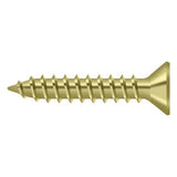 Deltana SCWS910U3 SCWS910U #9 x 1" Wood Screw Bright Brass