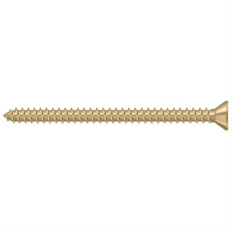 Deltana SCWS925U4 satin brass wood screw