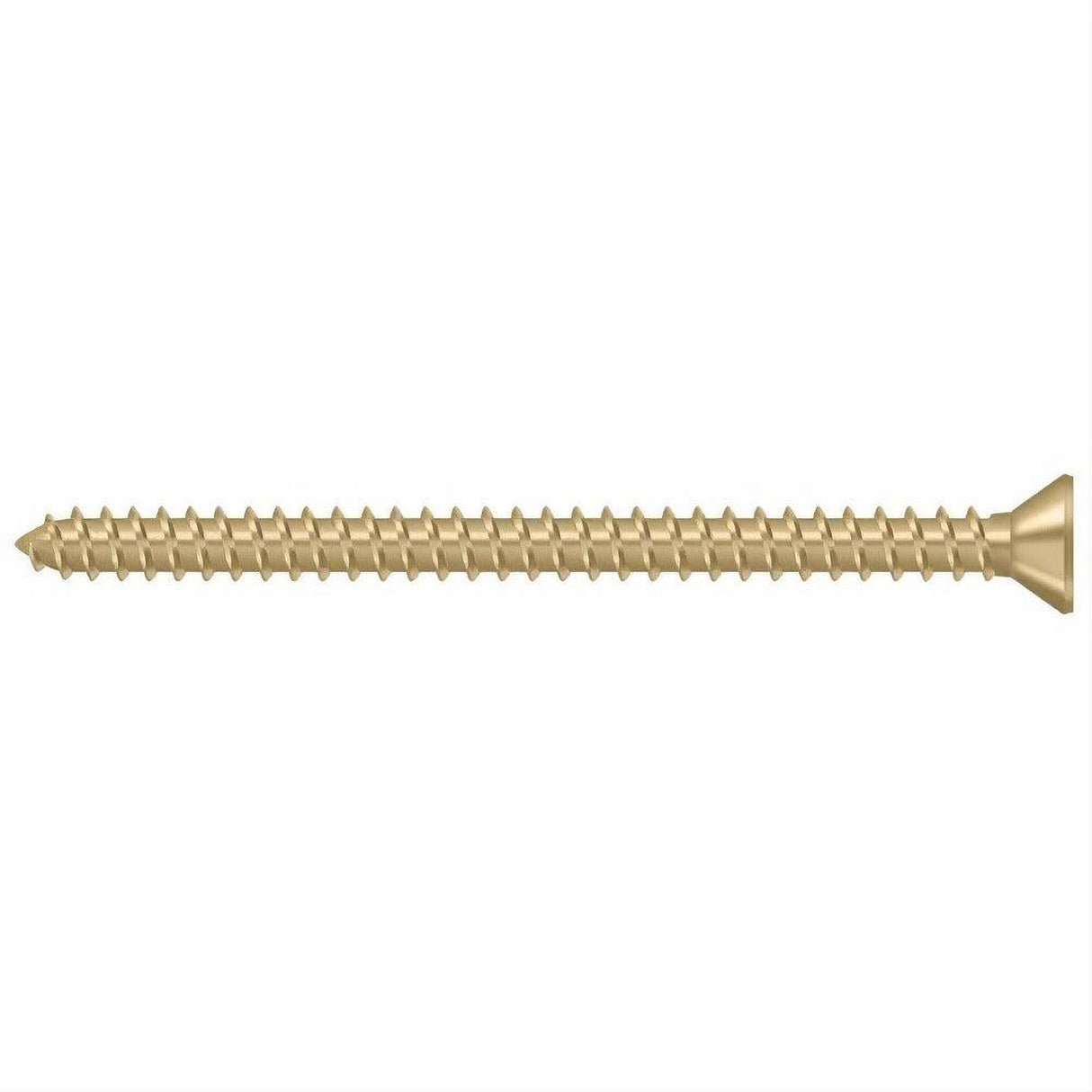 Deltana SCWS925U4 SCWS925U #9 x 2-1/2" Wood Screw Satin Brass