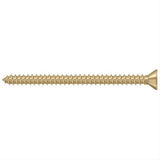 Deltana SCWS925U4 SCWS925U #9 x 2-1/2" Wood Screw Satin Brass