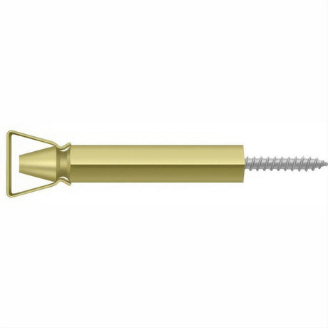 Deltana SDH103U3 SDH103 3-1/4" Shutter Door Holder Polished Brass