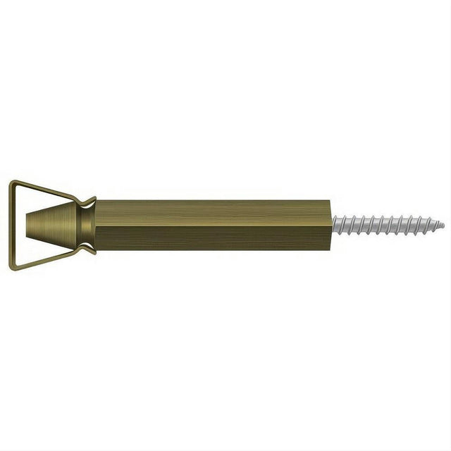 Deltana SDH103U5 SDH103 3-1/4" Shutter Door Holder Antique Brass