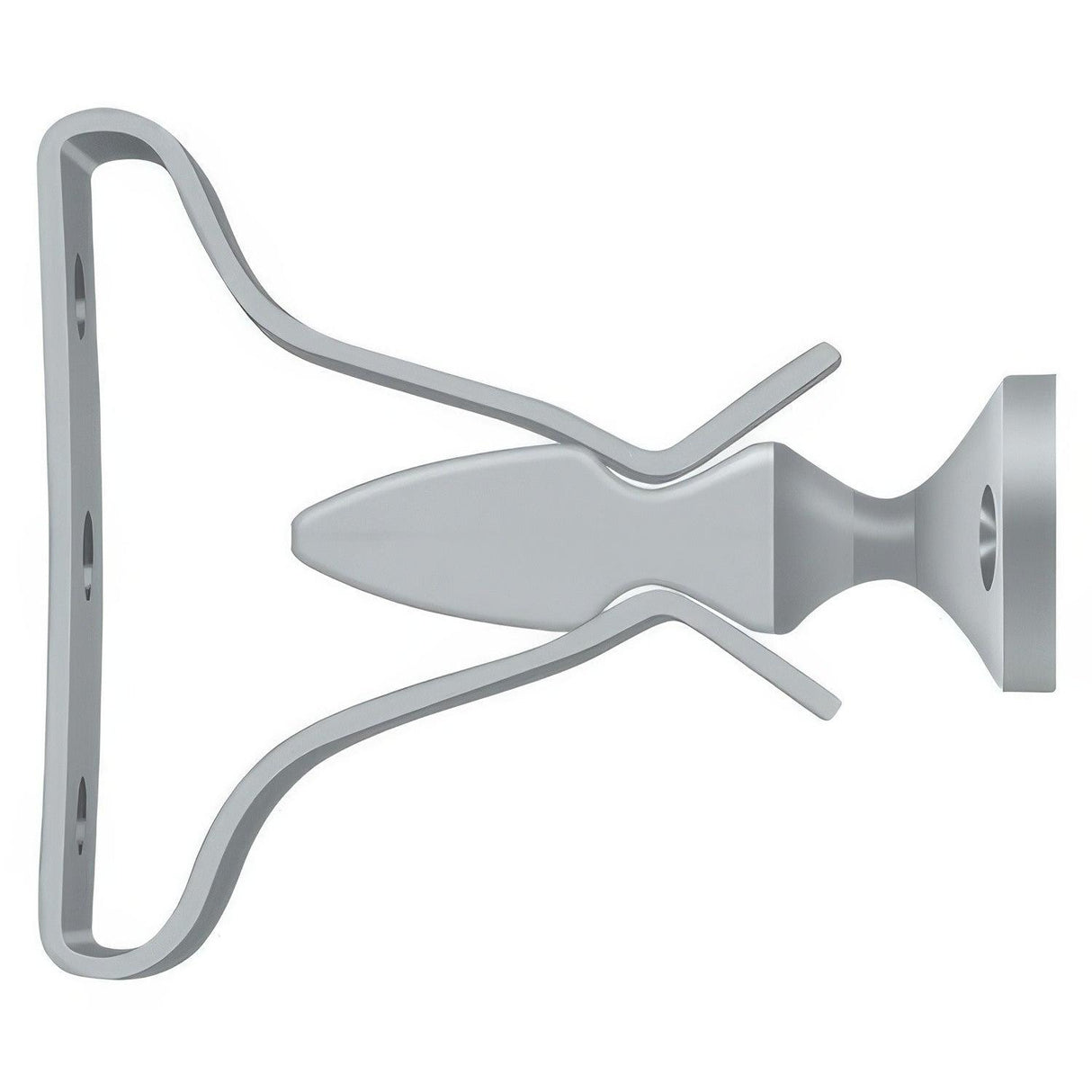 Deltana SDH193U26D SDH193 2" Shutter Door Holder Brushed Chrome
