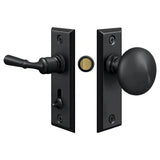 Deltana SDLS480U19 SDLS480 Deltana Screen and Storm Door Latch Set Black