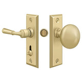Deltana SDLS480U3-UNL SDLS480 Deltana Screen and Storm Door Latch Set Unlacquered Brass