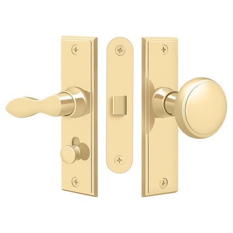 Deltana SDML334CR003 SDML334 Mortise Screen Door Latch Lifetime Polished Brass