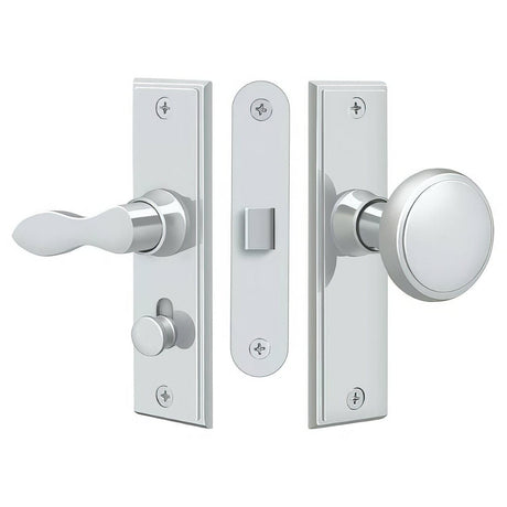 Deltana SDML334U26 SDML334 Mortise Screen Door Latch Chrome