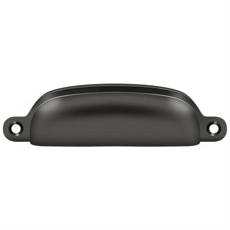 Deltana SHP29U10B SHP29U 4" Exposed Shell Cup Pull Oil Rubbed Bronze