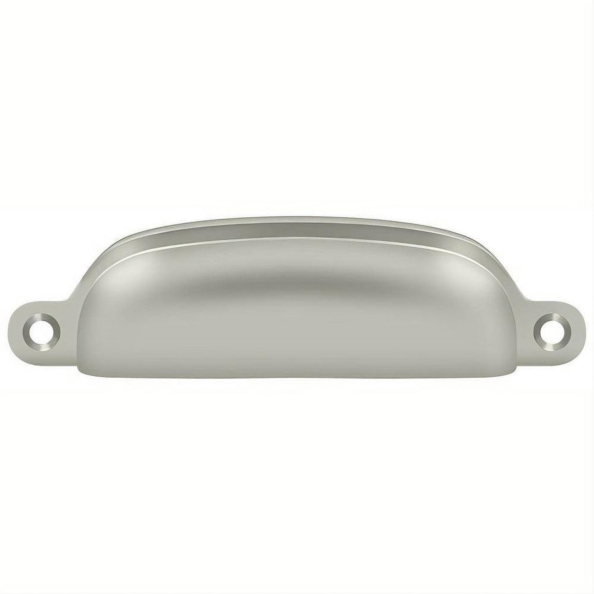 Deltana SHP29U15 SHP29U 4" Exposed Shell Cup Pull Satin Nickel