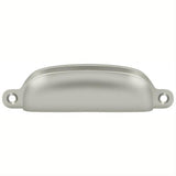 Deltana SHP29U15 SHP29U 4" Exposed Shell Cup Pull Satin Nickel