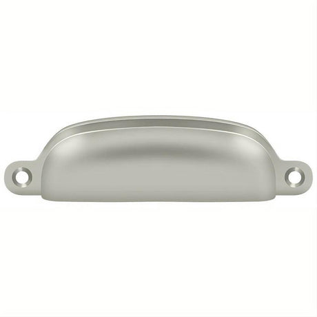 Deltana SHP29U15 SHP29U 4" Exposed Shell Cup Pull Satin Nickel