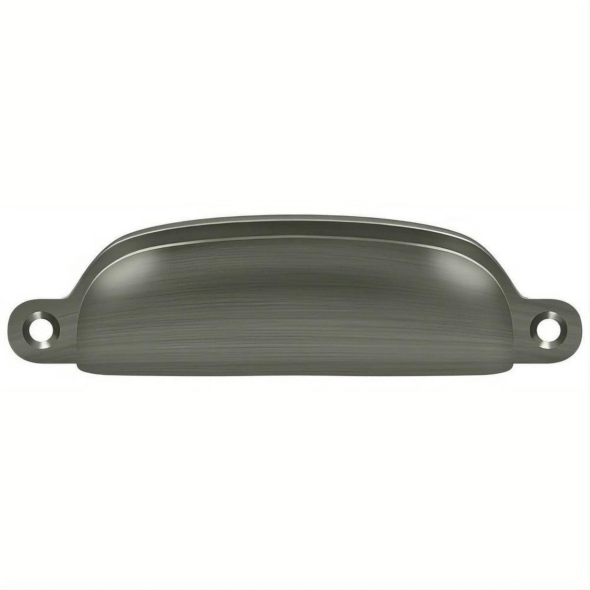 Deltana SHP29U15A SHP29U 4" Exposed Shell Cup Pull Antique Nickel