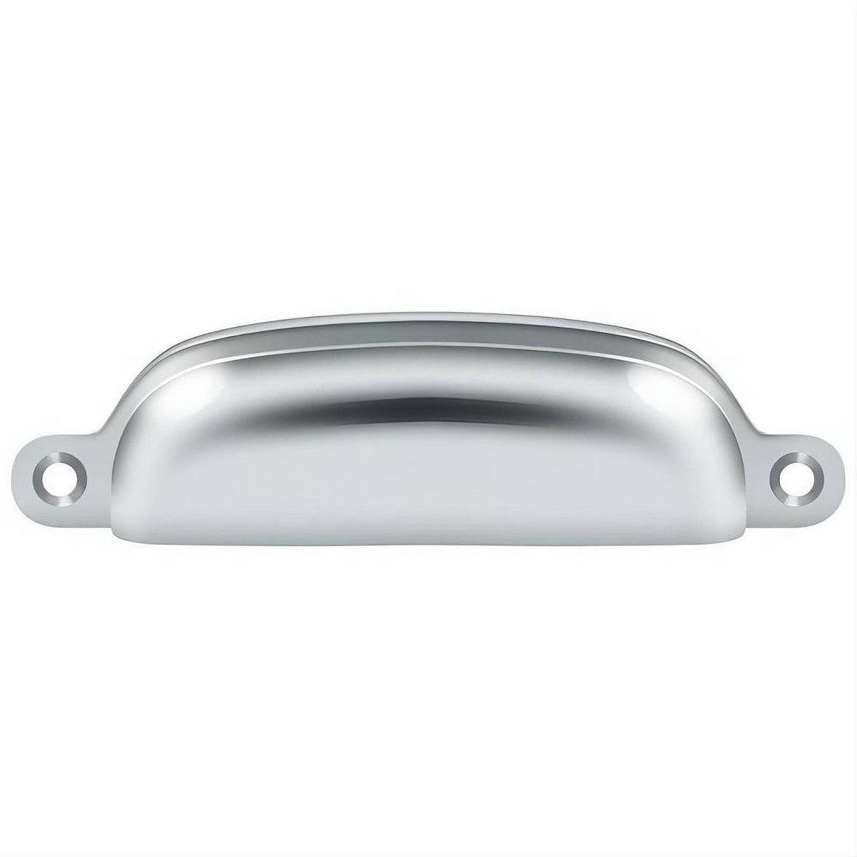 Deltana SHP29U26 SHP29U 4" Exposed Shell Cup Pull Polished Chrome