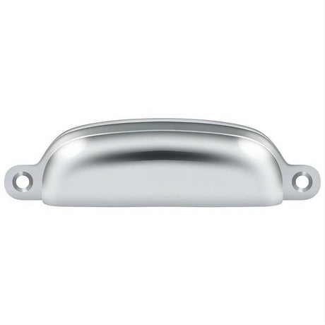 Deltana SHP29U26 SHP29U 4" Exposed Shell Cup Pull Polished Chrome