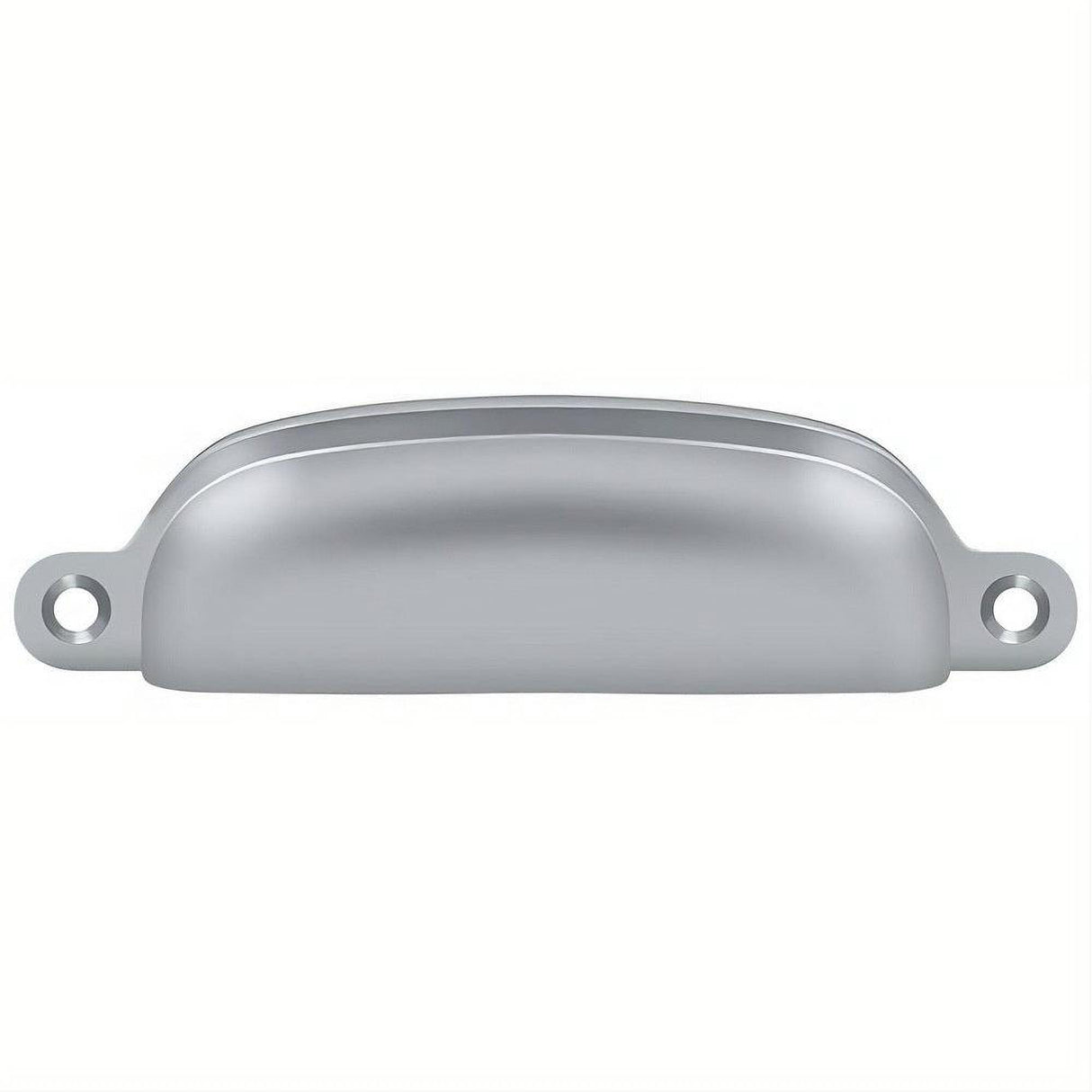 Deltana SHP29U26D SHP29U 4" Exposed Shell Cup Pull Satin Chrome