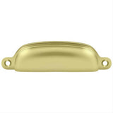 Deltana SHP29U3 SHP29U 4" Exposed Shell Cup Pull Polished Brass