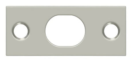 Deltana SP12EFB15 satin nickel strike plate