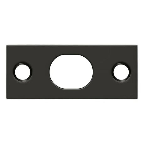 Deltana SP12EFB10B SP12EFB 2-1/4" x 1" Strike Plate for 12" Extension Flush Bolt Oil Rubbed Bronze