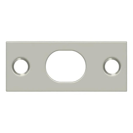 Deltana SP12EFB15 SP12EFB 2-1/4" x 1" Strike Plate for 12" Extension Flush Bolt Satin Nickel
