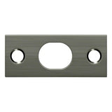 Deltana SP12EFB15A SP12EFB 2-1/4" x 1" Strike Plate for 12" Extension Flush Bolt Antique Nickel