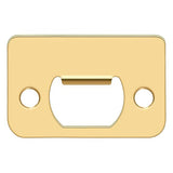 Deltana SP225CR003 SP225 2-1/4" x 1-1/2" Strike Plate Lifetime Polished Brass