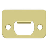 Deltana SP225U3 SP225 2-1/4" x 1-1/2" Strike Plate Polished Brass