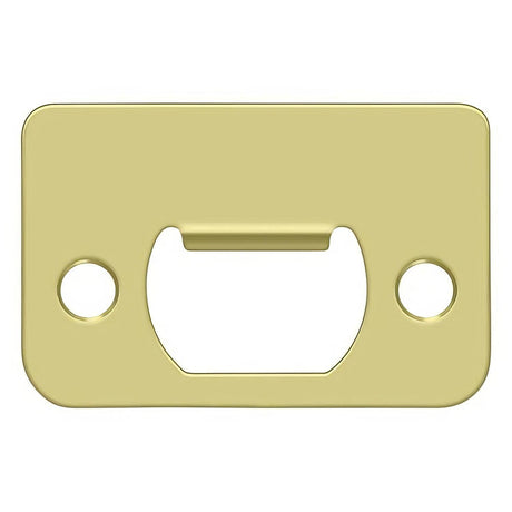 Deltana SP225U3 SP225 2-1/4" x 1-1/2" Strike Plate Polished Brass