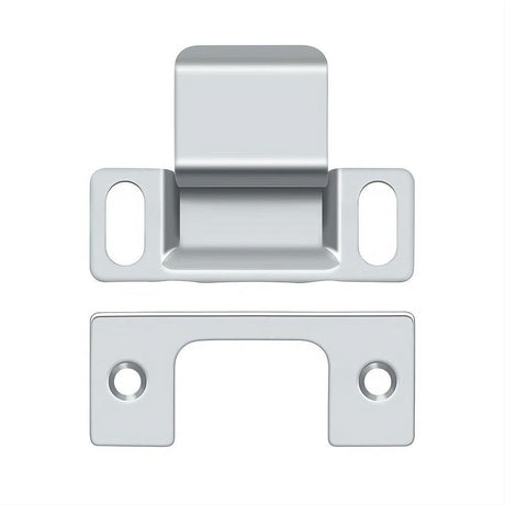 Deltana SP2751U26 SP2751 2-3/4" x 1-1/4" Dust Cup Strike Plate Chrome