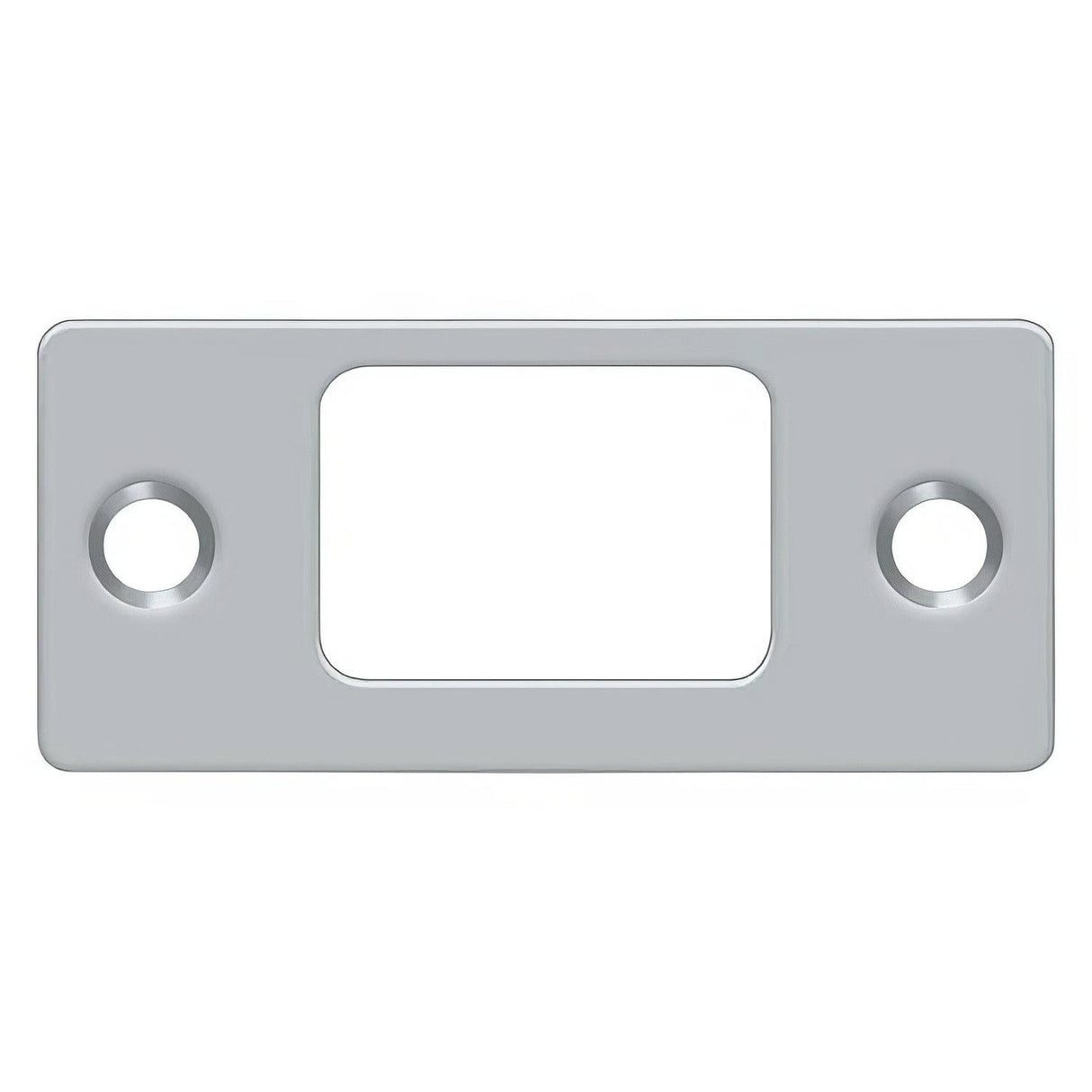 Deltana SP2753U26D SP2753 2-3/4" x 1-1/4" Deadbolt Strike Plate Brushed Chrome