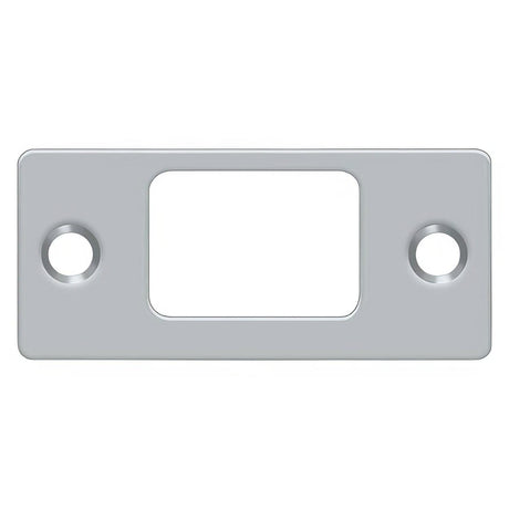 Deltana SP2753U26D SP2753 2-3/4" x 1-1/4" Deadbolt Strike Plate Brushed Chrome