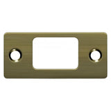 Deltana SP2753U5 SP2753 2-3/4" x 1-1/4" Deadbolt Strike Plate Antique Brass