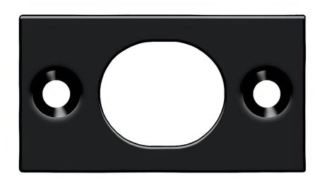 Deltana SP6FBU19 paint black strike plate