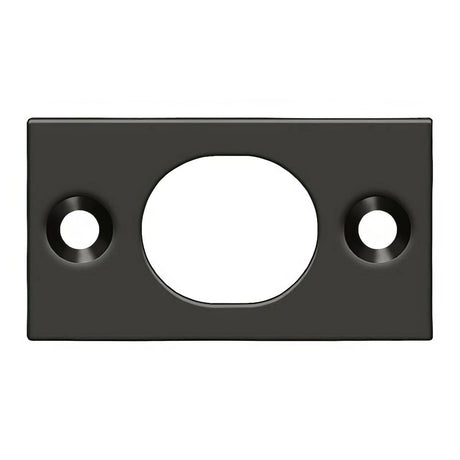 Deltana SP6FBU10B SP6FB 1-3/4" x 1" Strike Plate for 6" Flush Bolt Oil Rubbed Bronze