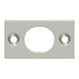 Deltana SP6FBU15 SP6FB 1-3/4" x 1" Strike Plate for 6" Flush Bolt Satin Nickel