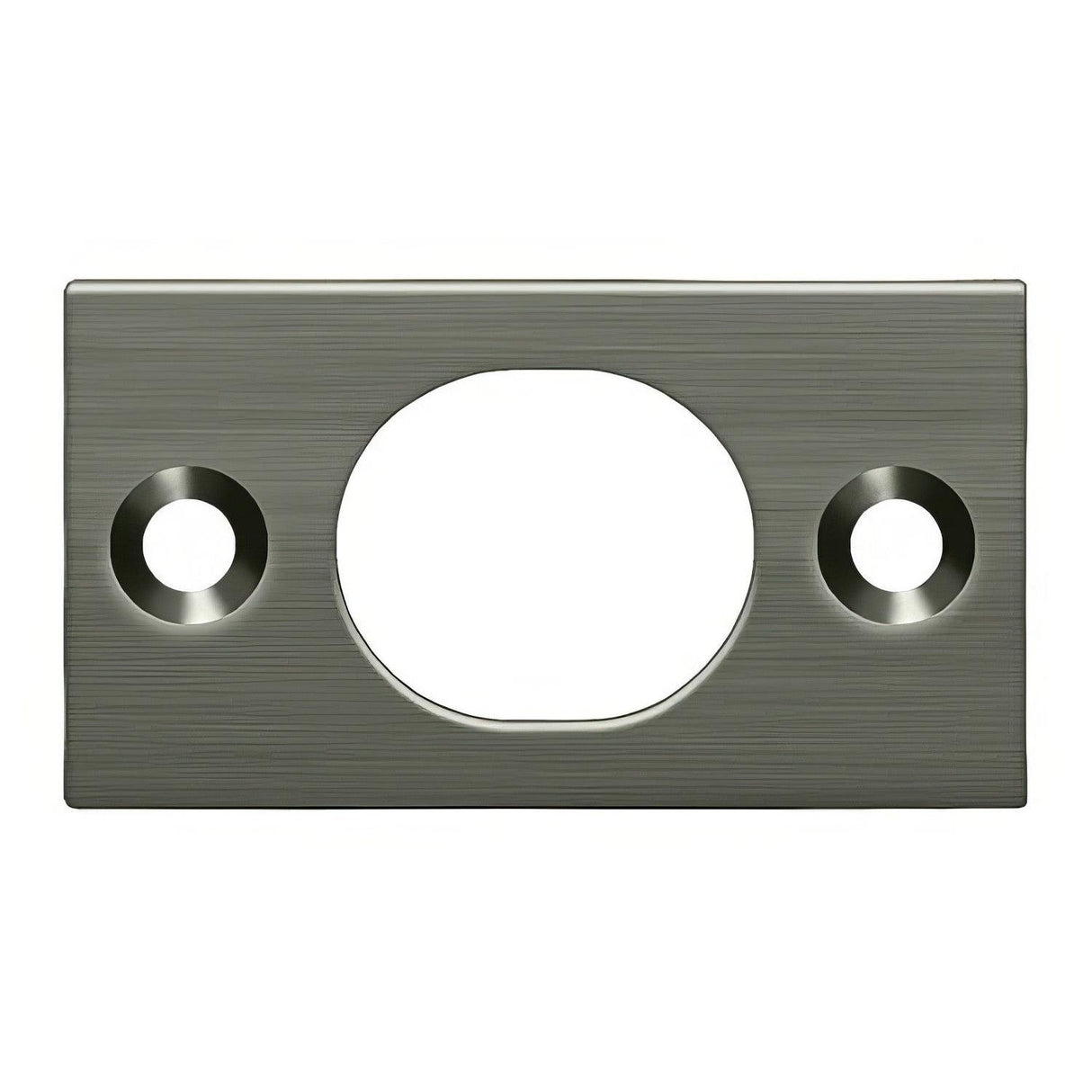 Deltana SP6FBU15A SP6FB 1-3/4" x 1" Strike Plate for 6" Flush Bolt Antique Nickel
