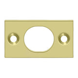 Deltana SP6FBU3 SP6FB 1-3/4" x 1" Strike Plate for 6" Flush Bolt Polished Brass