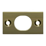 Deltana SP6FBU5 SP6FB 1-3/4" x 1" Strike Plate for 6" Flush Bolt Antique Brass