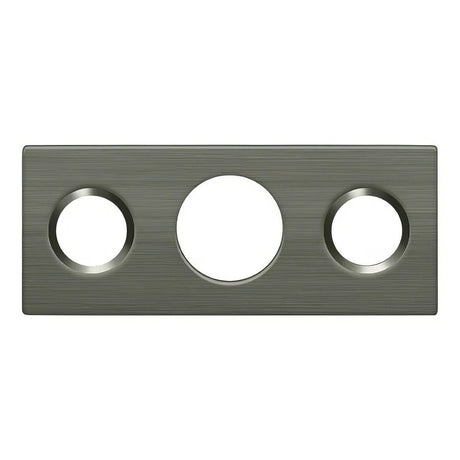 Deltana SP7FBR15A SP7FBR 1-1/2" x 5/8" Strike Plate for 7" Flush Bolt Antique Nickel