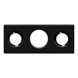 Deltana SP7FBR19 SP7FBR 1-1/2" x 5/8" Strike Plate for 7" Flush Bolt Paint Black