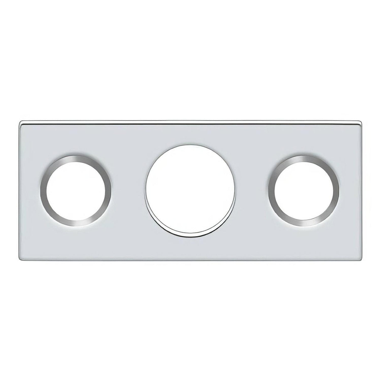 Deltana SP7FBR26 SP7FBR 1-1/2" x 5/8" Strike Plate for 7" Flush Bolt Chrome