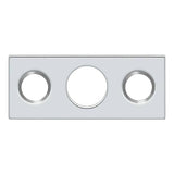 Deltana SP7FBR26 SP7FBR 1-1/2" x 5/8" Strike Plate for 7" Flush Bolt Chrome
