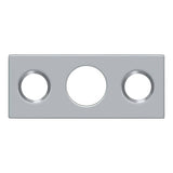 Deltana SP7FBR26D SP7FBR 1-1/2" x 5/8" Strike Plate for 7" Flush Bolt Brushed Chrome