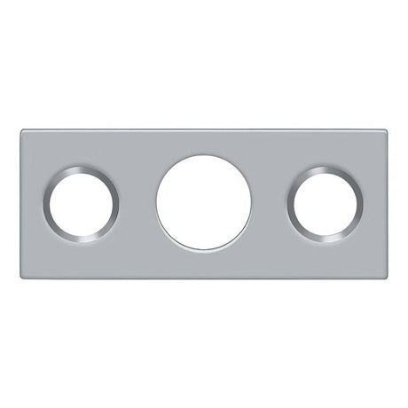 Deltana SP7FBR26D SP7FBR 1-1/2" x 5/8" Strike Plate for 7" Flush Bolt Brushed Chrome