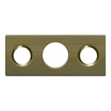 Deltana SP7FBR5 SP7FBR 1-1/2" x 5/8" Strike Plate for 7" Flush Bolt Antique Brass