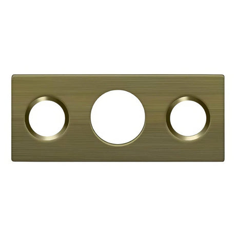 Deltana SP7FBR5 SP7FBR 1-1/2" x 5/8" Strike Plate for 7" Flush Bolt Antique Brass