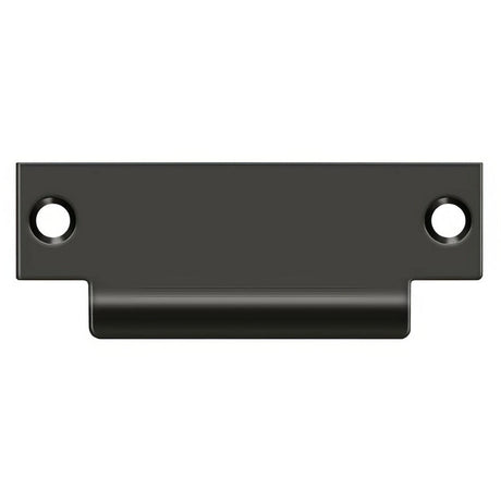 Deltana SPBDB478U10B SPBDB478 4-7/8" ANSI T-Strike Plate without Latch Hole Oil Rubbed Bronze