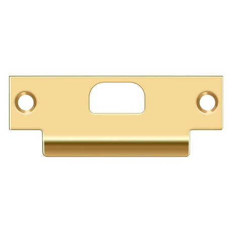 Deltana SPDB478CR003 SPDB478 4-7/8" ANSI T-Strike Plate Lifetime Polished Brass