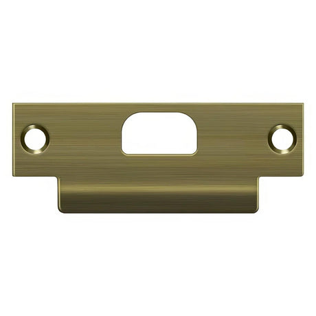 Deltana SPDB478U5 SPDB478 4-7/8" ANSI T-Strike Plate Antique Brass