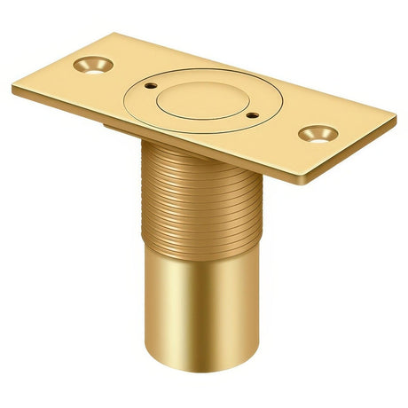 Deltana SPDP278CR003 SPDP278 2-7/8" x 1-3/8" Dust Proof Strike Lifetime Polished Brass
